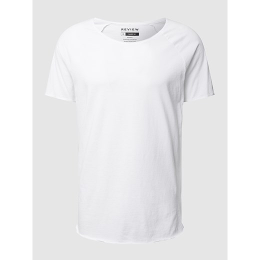 T-shirt o kroju longer fit z raglanowymi rękawami Review XXL Peek&Cloppenburg 