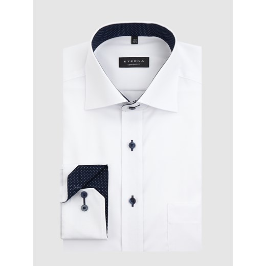 Koszula biznesowa o kroju comfort fit z tkaniny Oxford Eterna 41 Peek&Cloppenburg 