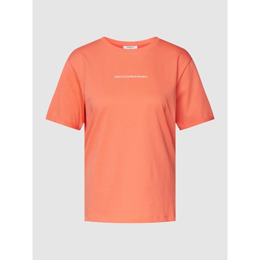 T-shirt z przeszytymi zakładkami na rękawach model ‘Terina’ Moss Copenhagen S/M Peek&Cloppenburg  okazyjna cena