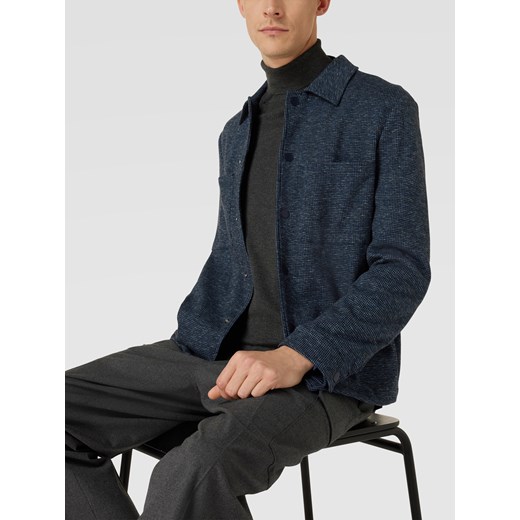 Kurtka koszulowa o kroju slim fit w pepitkę L Peek&Cloppenburg 