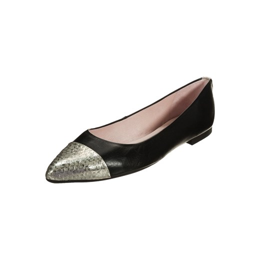 Unisa ABRAN Baleriny black/platino zalando czarny na obcasie