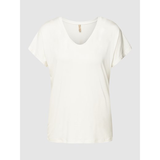T-shirt z detalem z logo model ‘Marcia’ Soyaconcept XL Peek&Cloppenburg 