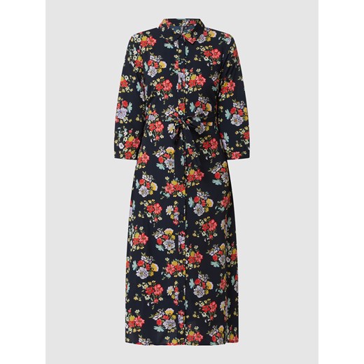 Sukienka midi z kwiatowym wzorem model ‘April’ Pieces M wyprzedaż Peek&Cloppenburg
