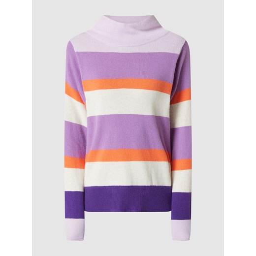 Sweter damski wielokolorowy na jesień