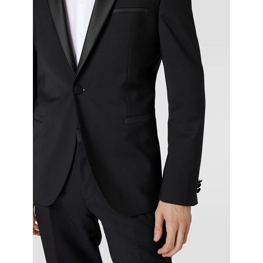 Marynarka na jeden guzik o kroju slim fit z wyhaftowanym logo 90 Peek&Cloppenburg