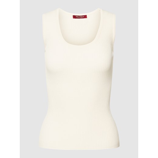 Top z dzianiny z prążkowaną fakturą model ‘PANDA’ L Peek&Cloppenburg