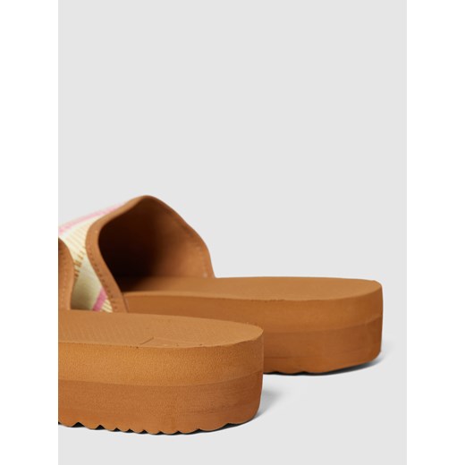 Rip Curl klapki damskie casual bez zapięcia na platformie