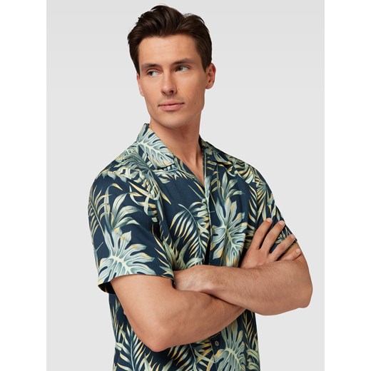 Koszula męska wielokolorowa Selected Homme na lato z lyocellu 