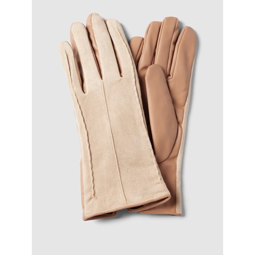 Rękawiczki z detalem z logo model ‘GUANTO CON APPLICAZIONI’ One Size Peek&Cloppenburg 