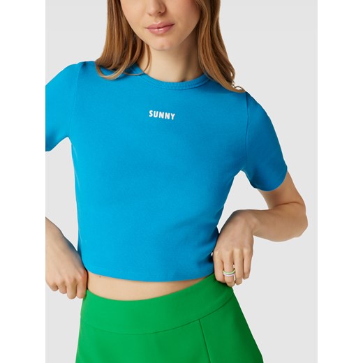T-shirt krótki z nadrukiem z napisem M Peek&Cloppenburg promocyjna cena