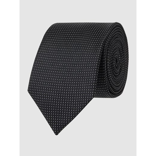 Krawat jedwabny z tkanym wzorem (6,4 cm) One Size Peek&Cloppenburg 