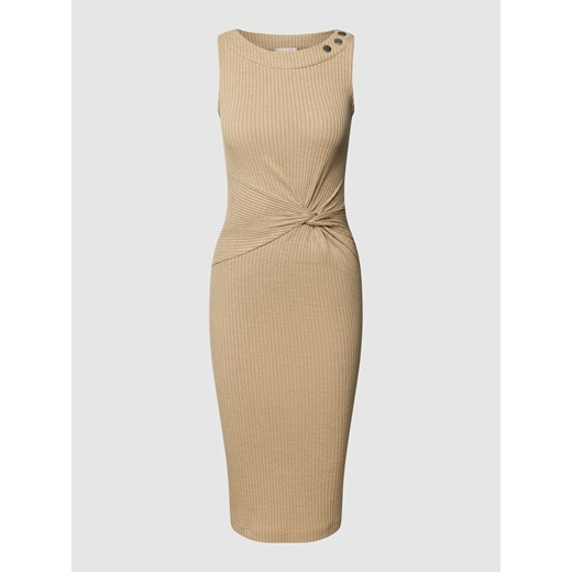 Sukienka o długości do kolan z ozdobnymi guzikami model ‘ERNESTINE’ Guess S Peek&Cloppenburg 