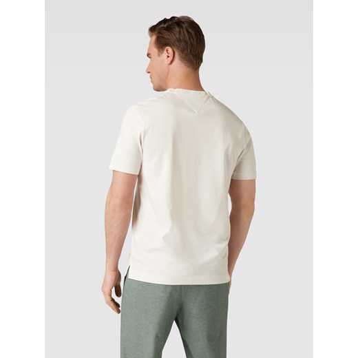 T-shirt z bawełny z okrągłym dekoltem model ‘MERCERIZED’ Tommy Hilfiger M okazja Peek&Cloppenburg 