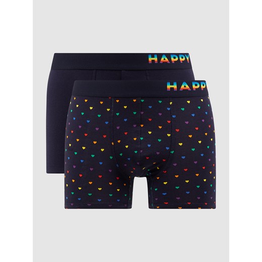 Obcisłe bokserki z dodatkiem streczu w zestawie 2 szt. Happy Shorts L Peek&Cloppenburg