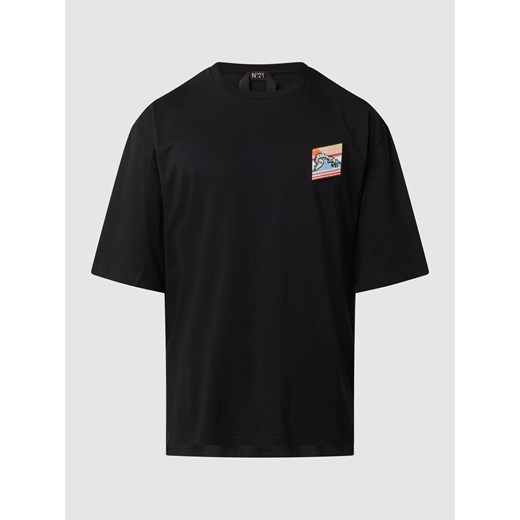 T-shirt z bawełny No21 S Peek&Cloppenburg  wyprzedaż