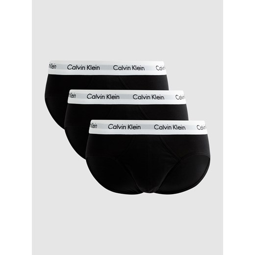 Slipy z bawełny mieszanej w zestawie 3 szt. Calvin Klein Underwear L Peek&Cloppenburg 
