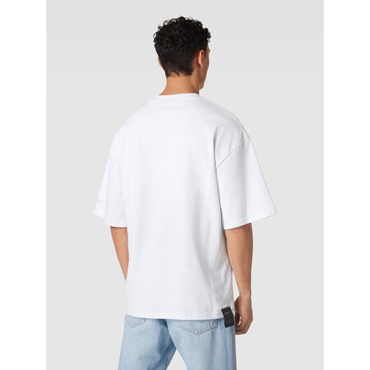 T-shirt męski biały z krótkim rękawem 