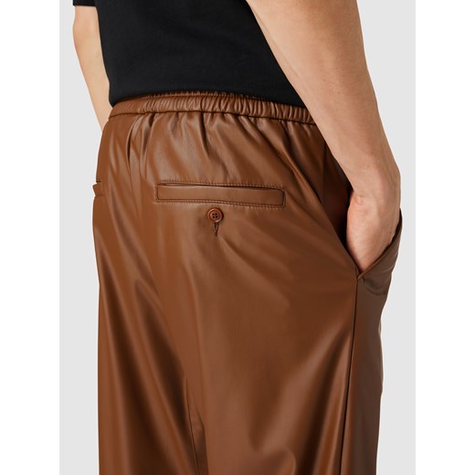 Spodnie z imitacji skóry z elastycznym pasem model ‘MARO' Drykorn 30/32 Peek&Cloppenburg 