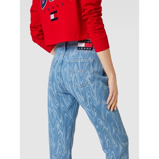 Jeansy o kroju straight fit z wyhaftowanym logo model ‘HARPER’ Tommy Jeans 29/30 okazyjna cena Peek&Cloppenburg 