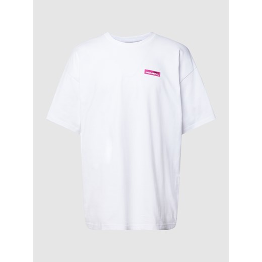 T-shirt z detalem z logo L promocyjna cena Peek&Cloppenburg 