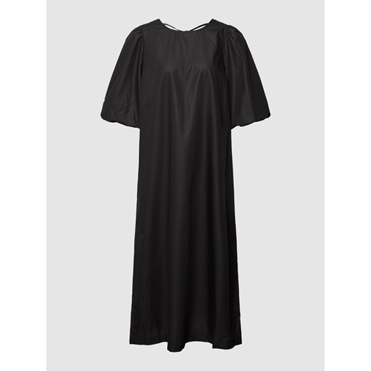 Sukienka midi z bufiastymi rękawami model ‘Bamela’ Free/quent XL okazja Peek&Cloppenburg 