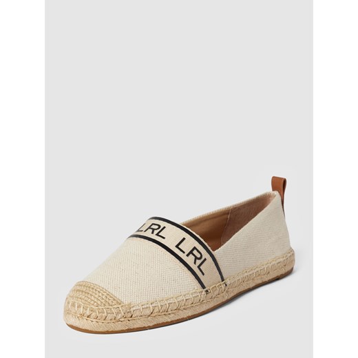 Espadryle damskie Ralph Lauren beżowe