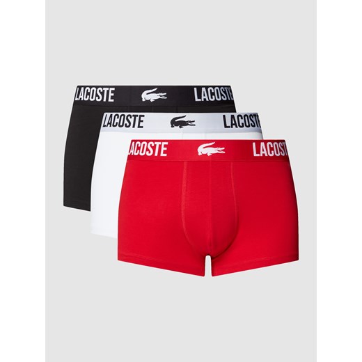 Obcisłe bokserki z paskiem z logo model ‘Trunk Col. Body’ Lacoste M Peek&Cloppenburg  okazja