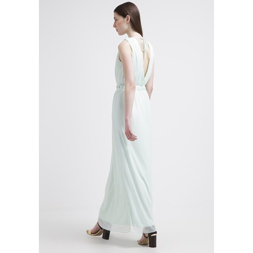 Miss Selfridge Długa sukienka light green zalando bialy bez wzorów/nadruków