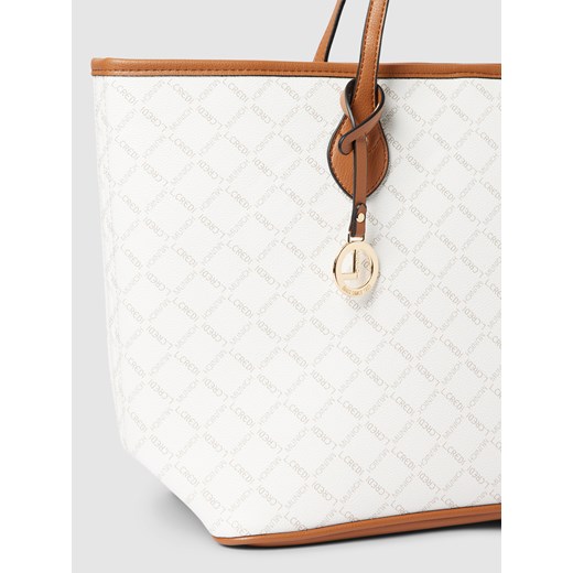 Torba shopper z nadrukiem z logo model ‘FILIBERTA’ One Size promocyjna cena Peek&Cloppenburg