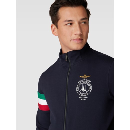 Bluza rozpinana ze stójką model ‘FELPA’ Aeronautica Militare L wyprzedaż Peek&Cloppenburg