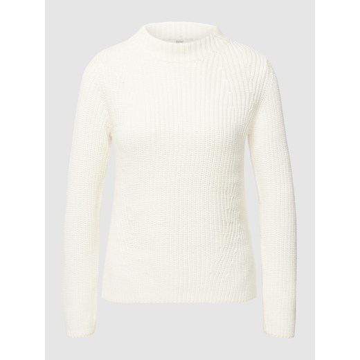 Sweter damski biały Esprit bawełniany 