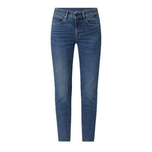 Jeansy o kroju skinny fit z dodatkiem streczu model ‘3301’ 30/32 promocja Peek&Cloppenburg