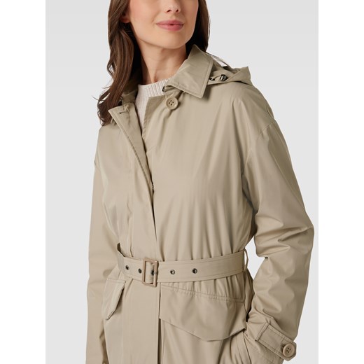 Płaszcz z wiązanym paskiem model ‘JELLY BEAN’ Geox 44 okazyjna cena Peek&Cloppenburg 