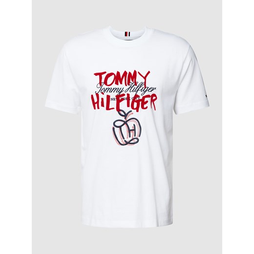 T-shirt o kroju casual fit z wyhaftowanym logo model ‘POP PREP’ Tommy Hilfiger L Peek&Cloppenburg