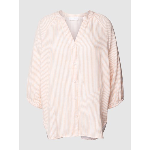 Bluzka z bawełny ze wzorem w paski model ‘ALBERTA’ Selected Femme 36 promocja Peek&Cloppenburg 