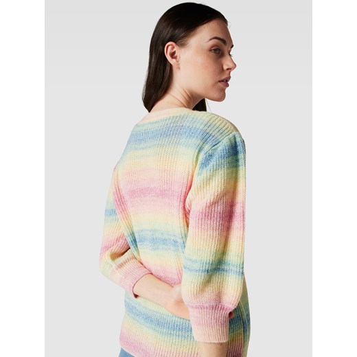 Sweter damski Ichi z dekoltem w serek 