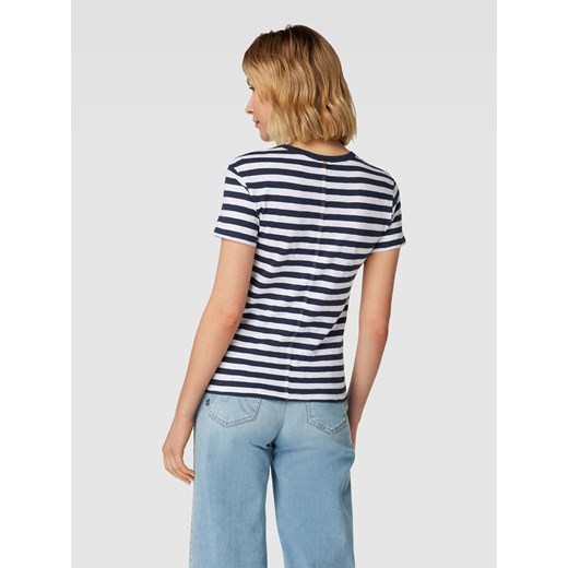 T-shirt z czystej bawełny z wzorem w paski model ‘Esla’ M Peek&Cloppenburg 