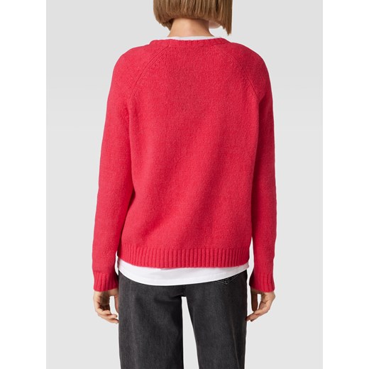 Sweter damski Max Mara różowy z wełny