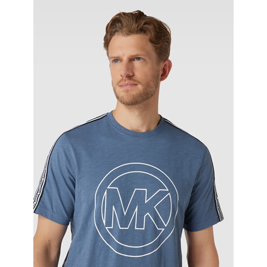 T-shirt z nadrukiem z logo Michael Michael Kors XL wyprzedaż Peek&Cloppenburg 