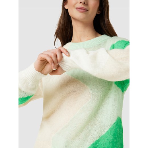 Sweter z dzianiny we wzory na całej powierzchni S okazyjna cena Peek&Cloppenburg 