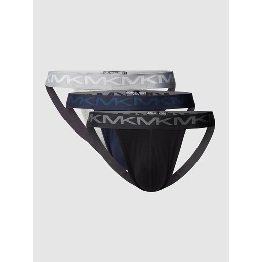 Jockstrapy z paskiem z logo w zestawie 3 szt. Michael Michael Kors XXL Peek&Cloppenburg