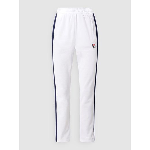 Spodnie dresowe z wyhaftowanym logo Fila M okazja Peek&Cloppenburg