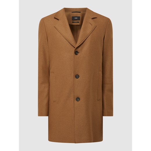 Krótki płaszcz z żywej wełny model ‘Cigastone’ Cinque 48 Peek&Cloppenburg 