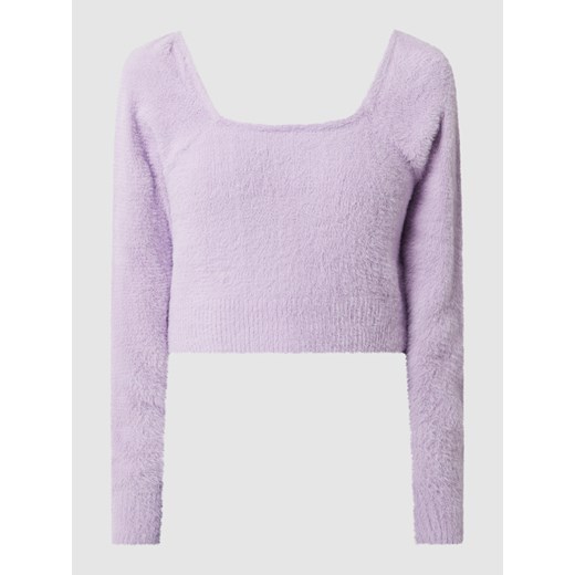 Sweter z prostokątnym dekoltem model ‘Piumo’ L Peek&Cloppenburg 
