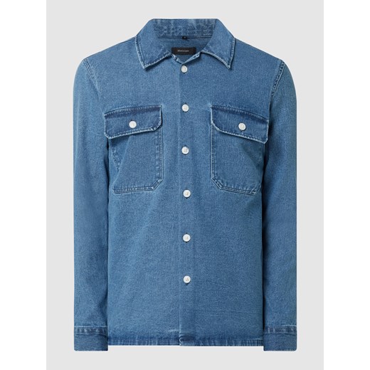 Koszula jeansowa o kroju regular fit z dżerseju model ‘Klino’ Matinique M promocyjna cena Peek&Cloppenburg 