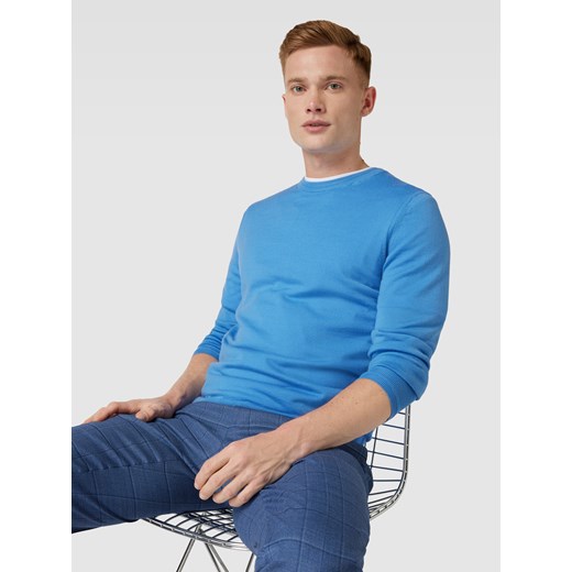 Sweter z dzianiny z wełny lana model ‘MERINO’ Tommy Hilfiger XL okazja Peek&Cloppenburg 