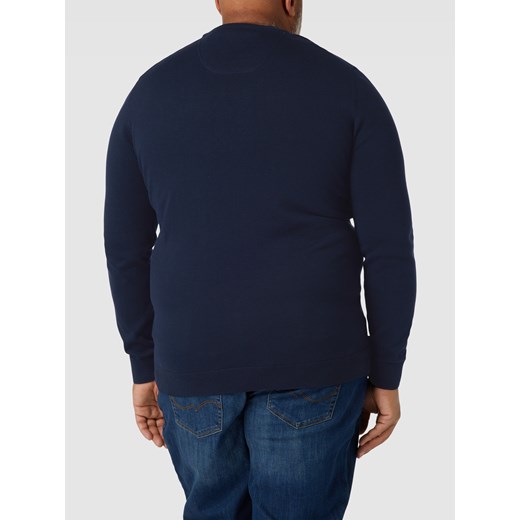 Sweter z dzianiny PLUS SIZE z prążkowanym,okrągłym dekoltem XXXL Peek&Cloppenburg