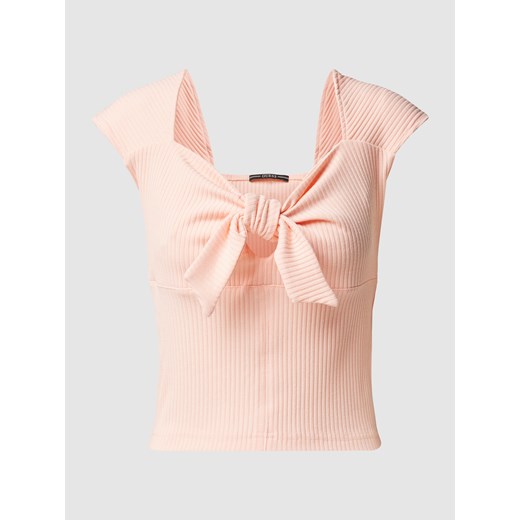 Top krótki z efektem prążkowania Guess M wyprzedaż Peek&Cloppenburg