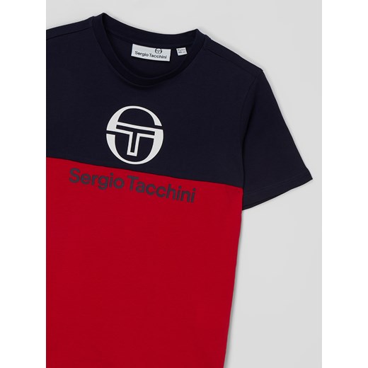 T-shirt z nadrukiem z logo model ‘Brave’ Sergio Tacchini 152 Peek&Cloppenburg 