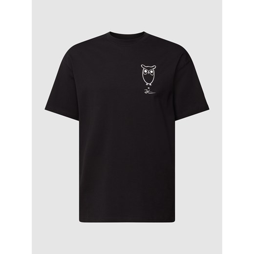T-shirt z nadrukowanym motywem model ‘Loose camp’ Knowledge Cotton Apparel S wyprzedaż Peek&Cloppenburg 